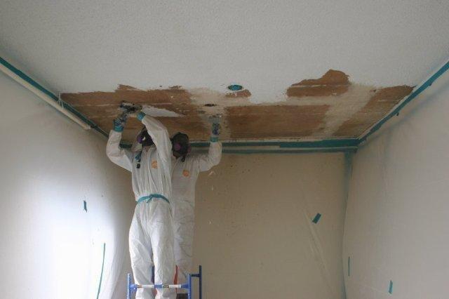Asbestos Ceiling Removal In Long Beach Ca Aqhi Inc